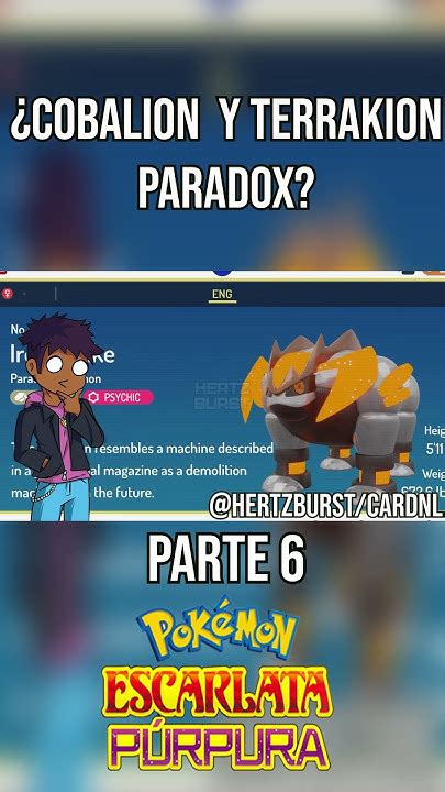 🤖 Cobalion Y Terrakion Paradox Parte 6 Pokemon Gaming Dlc Shorts Youtube