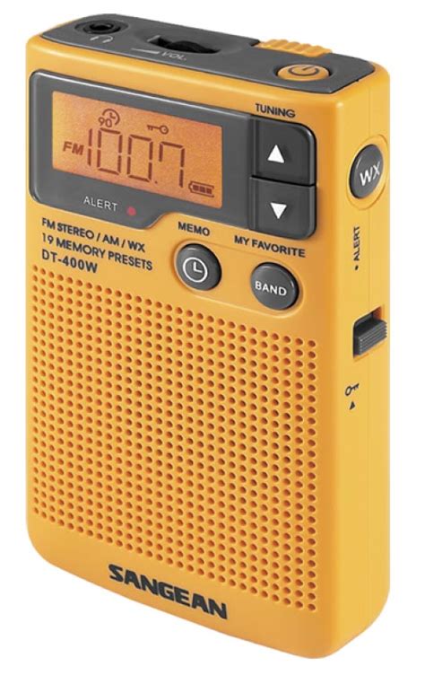 Sangean Dt 400w Amfm Digital Weather Alert Pocket Radio