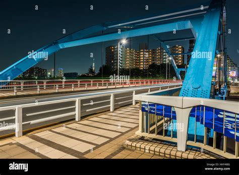 Otakebashi Bridge Sumida River Tokyo Japan Stock Photo Alamy