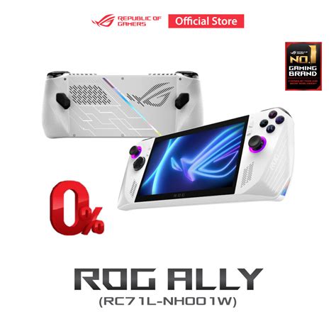 Asus Rog Ally 2023 Rc71l Nh001w Gaming Handhelds 7 Inch 120hz Ips