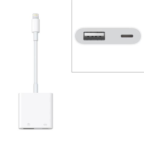 アップル純正 日本国内正規品 Apple Lightning Usb カメラアダプタ Mk0w2am A Usb 変換アダプタ ケーブル Pc