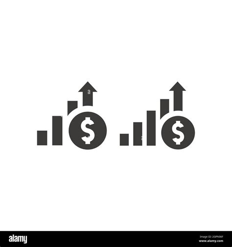 Growth Arrow Icon Vector Stock Vector Images Alamy