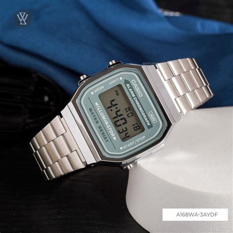 Đồng Hồ Casio Vintage Unisex A168WA 3AYDF A168WA 3AY Giá Tốt