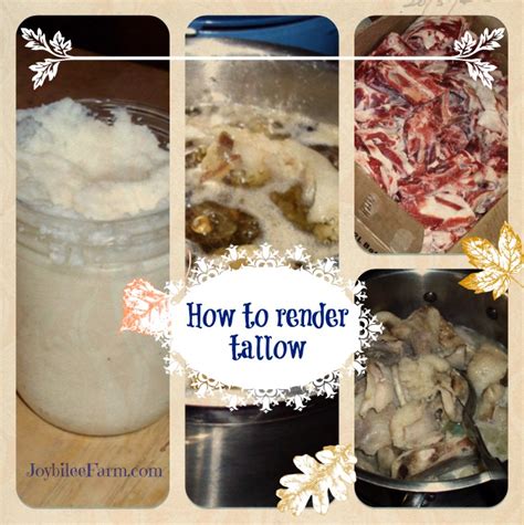 Easy Guide to render fat into tallow | Joybilee® Farm | DIY | Herbs ...