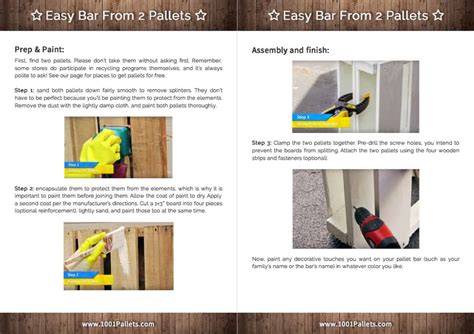 DIY Easy Pallet Bar Plans • 1001 Pallets