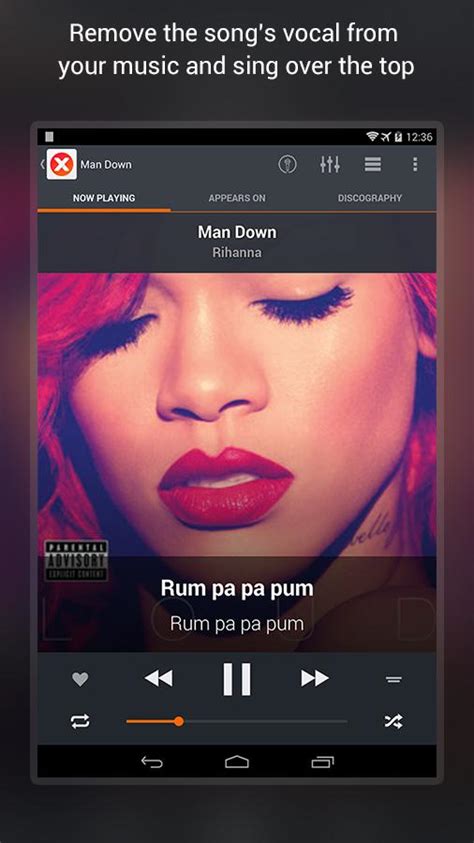 Musixmatch Music Player Lyrics Screenshot