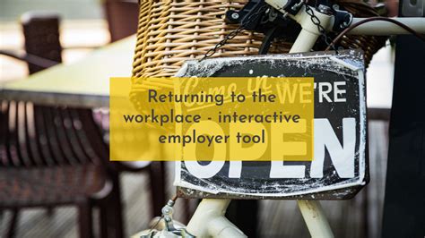 The Fair Work Ombudsman Outlines How To Return To The Workplace