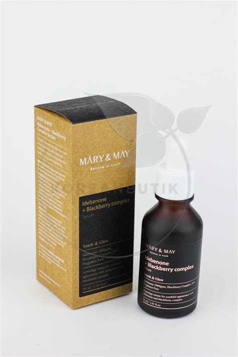 Сыворотка с идебеноном | Mary&May Idebenone + Blackberry Complex Serum 30ml