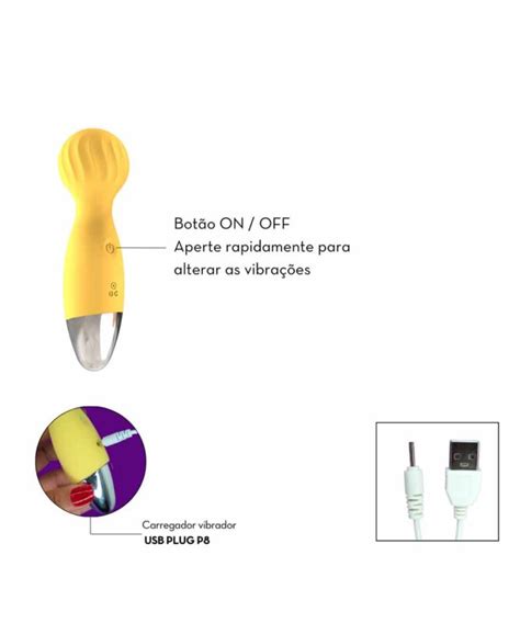 Mini Massageador Varinha M Gica Aline Lingerie