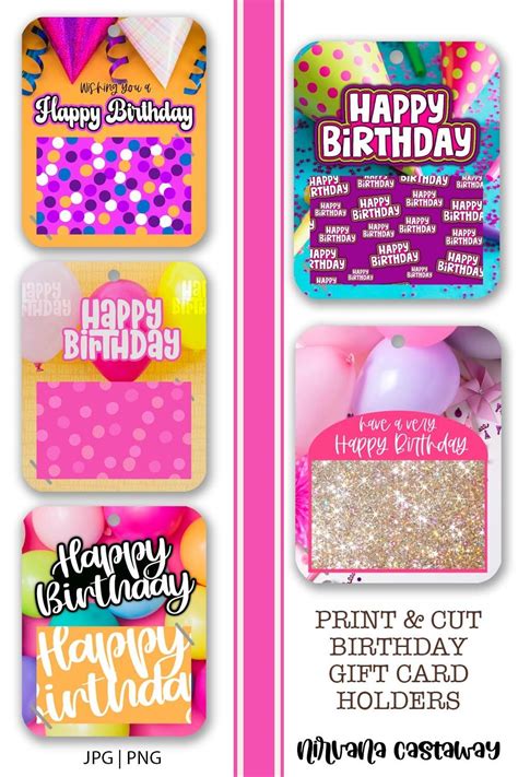 Sweeten Their Birthday With Cupcake Money Card Holders