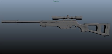 free sniper rifle 3d model