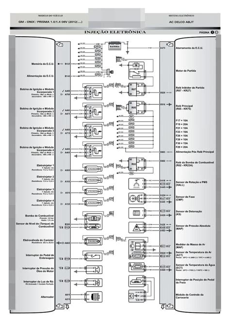 The Wiring Diagram For An Engine Control System With All Its