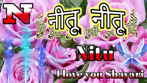 नत नम क शयर Neetu naam ki shayari Neetu Naam ki Love shayari