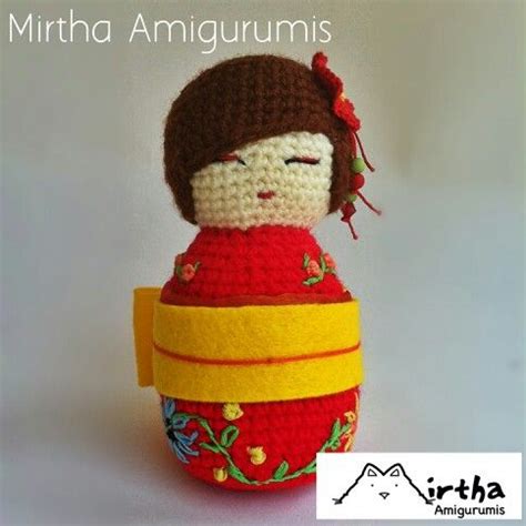 Kokeshi Amigurumi By Mirtha Amigurumis Crochet Amigurumi Kokeshi