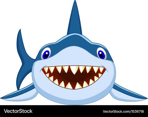 Cute Baby Shark Cartoon Vector Clipart Friendlystock | The Best Porn ...