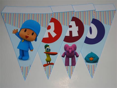 Bandeirola Pocoyo Compre Produtos Personalizados No Elo7