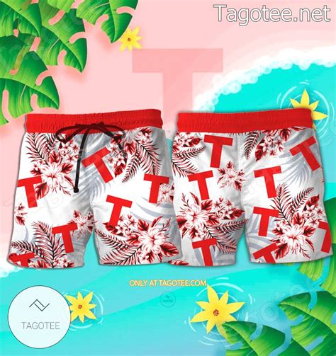 Toshiba Media Logo Hawaiian Shirt And Shorts Bishop Tagotee