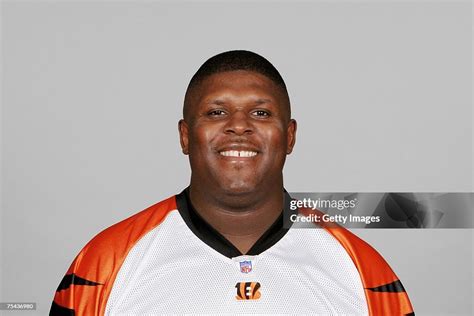Willie Anderson Of The Cincinnati Bengals Poses For His 2007 Nfl