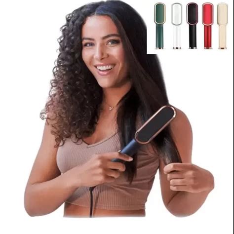 Escova Alisadora 5 Em 1 Alisa Seca Hidrata Modela E Anti Frizz