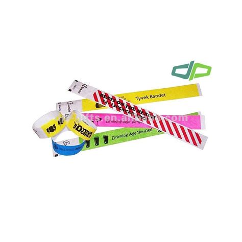 Pulseras De Acceso Personalizadas Tyvek