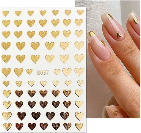 Wisegoods Luxe Nailart Stickers Hartjes Nail Art Sticker Nagel