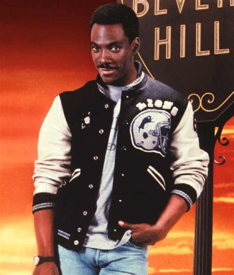 Beverly Hills Cop Detroit Lions Varsity Axel Foley Jacket - Jackets Creator