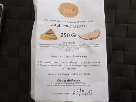 Les tests de Stephanie Mon partenariat avec Crêpes de France mon