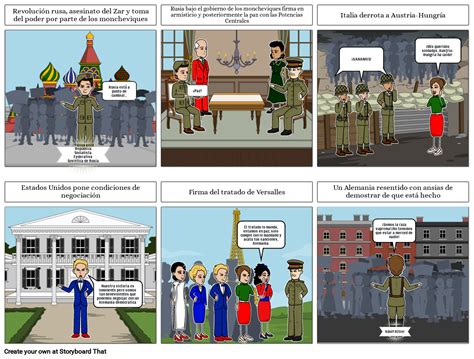 Primera Guerra Mundial Storyboard By Eccad Ba