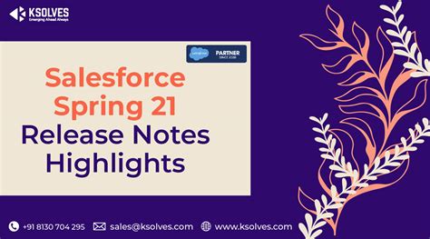 Salesforce Spring 21 Release Notes Highlights Ksolves