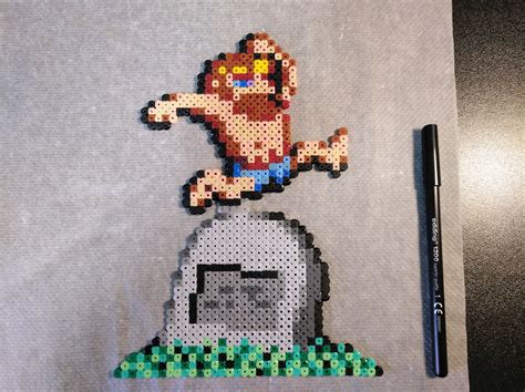 Sir Arthur Ghosts N Goblins Perler Bead Art Perler Bead Patterns