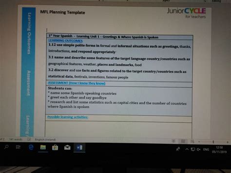 MFL learning units for first year (Spanish, French, German) | Teaching ...