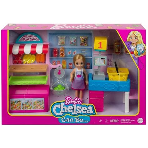 Blonde Chelsea Doll And Snack Stand Playset