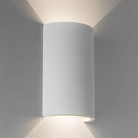 Paintable Serifos LED wall light 170, plaster | Lights.ie