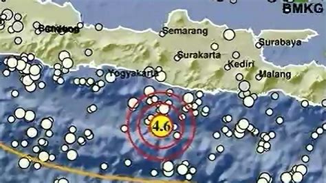 Gempa Terkini Guncang Gunungkidul Magnitudo Berpusat Di Laut