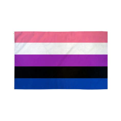 Genderfluid Pride Flag 5ft X 3ft Celebrate With Pride