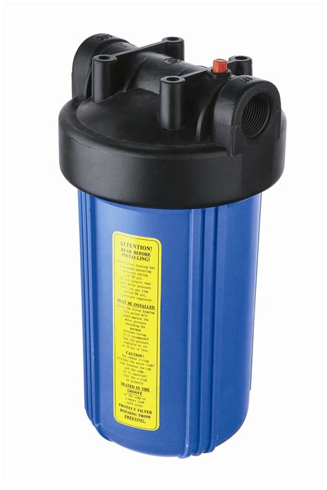 10" Big Blue Filter Housing (AQ-HF10BB) - Filter Housing and Water