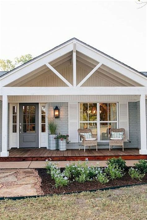 37 Wonderful Rustic Farmhouse Porch Decor Ideas Modern