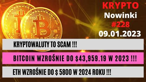 Krypto Nowinki 228 Bitcoin wzrośnie do 43 959 19 a ETH do 5800