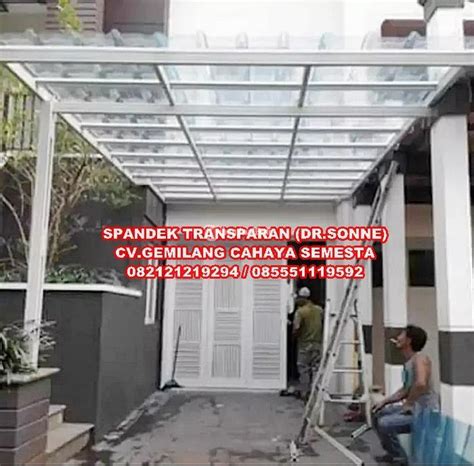 Spandek Transparan Dr Sonne Atap Polycarbonate 4 Meter Di Sidoarjo