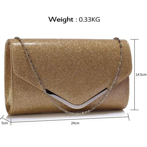 Wholesale Gold Large Flap Clutch Purse