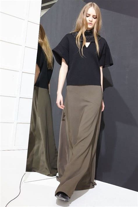 Nude Fashion Maxi Skirt Skirts