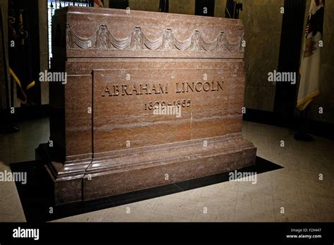 Tomb Of Abraham Lincoln In Springfield Illinois Stock Photo Alamy