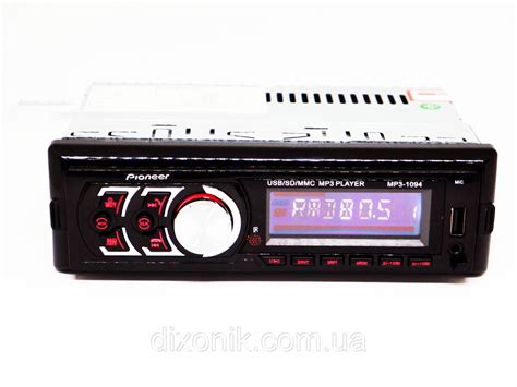 Купить 1 din Автомагнитола Pioneer 1094BT Bluetooth FM USB 1 дин ...