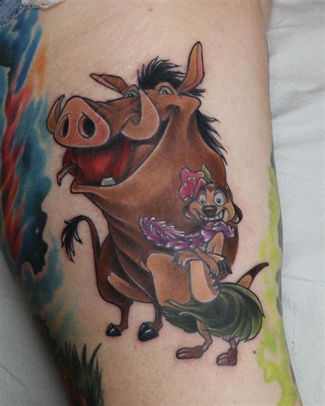 Timon And Pumbaa Tattoo