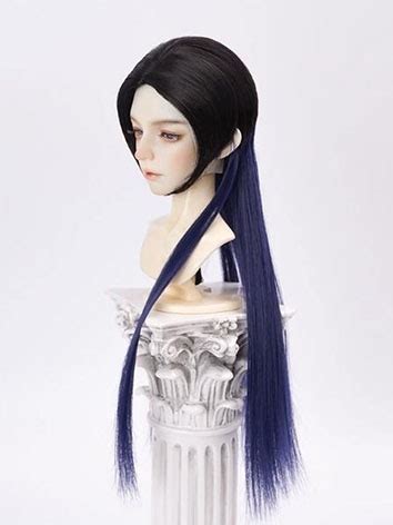 Bjd Wig Long Straight Color Matching Hair For Sd Msd Size Ball Jointed