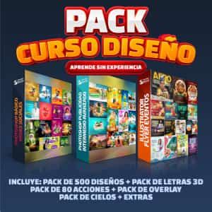 Pack La magia del Diseño Gráfico De 0 a avanzado fácil guía paso a