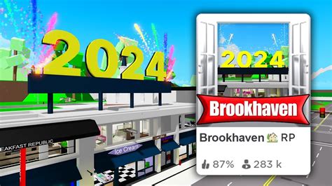 LA MISE À JOUR DU NOUVEL AN 2024 SUR BROOKHAVEN ROBLOX YouTube