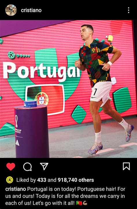 Tcr On Twitter Cristiano Ronaldo On Instagram 🇵🇹🐐