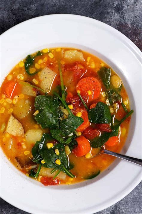 lentil vegetable soup recipe add  pinch