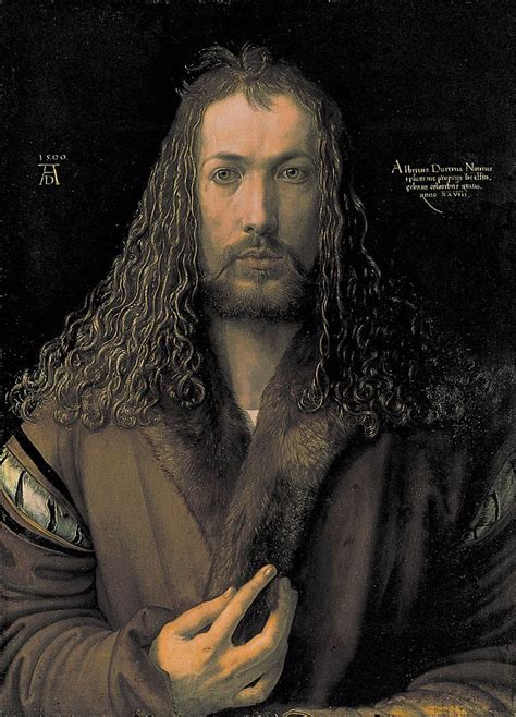 Self Portrait by Albrecht Dürer Painted early in 1500 just before his